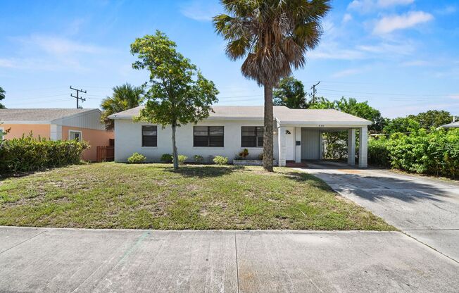 Stunning Renovated 3-Bedroom Home in West Palm Beach — Ready for You to Move In Today!