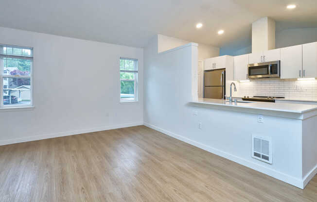 Living Room with Hard Surface Flooring