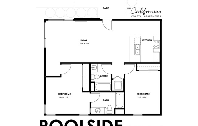2 beds, 2 baths, 1,103 sqft, $3,495, Unit 326