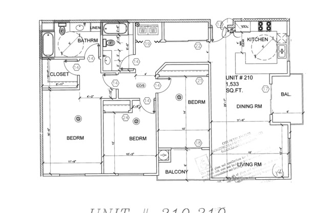 3 beds, 2 baths, 1,533 sqft, $3,125, Unit 310