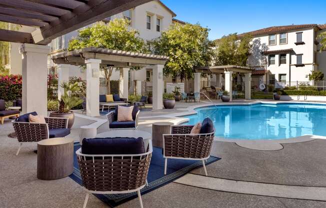 Pool Area Lounge at Lasselle Place, Moreno Valley, CA