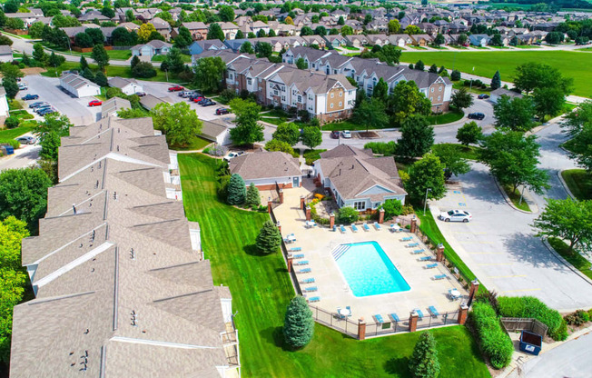 Gorgeous, Park Like Grounds at Brentwood Park Apartments in La Vista, NE