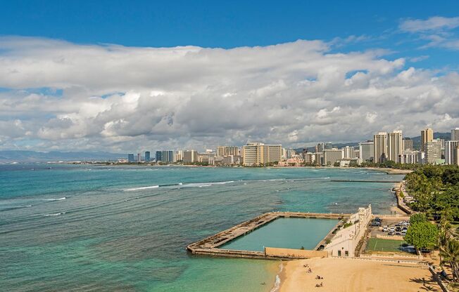 Furnished Oceanfront Studio at the Iconic Sans Souci