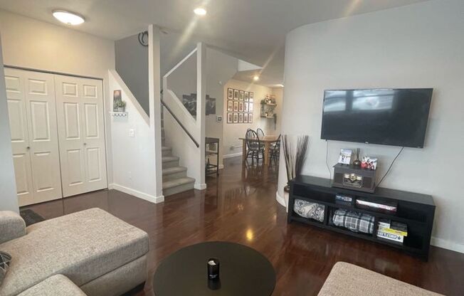 LOCATION!  Newer contemporary townhome 2 bed w/office space in Denver's desirable Berkeley neighborhood across from lake & park!