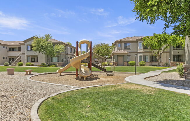 A playscape for the little ones at Adiamo Palm Valley, Goodyear, 85395