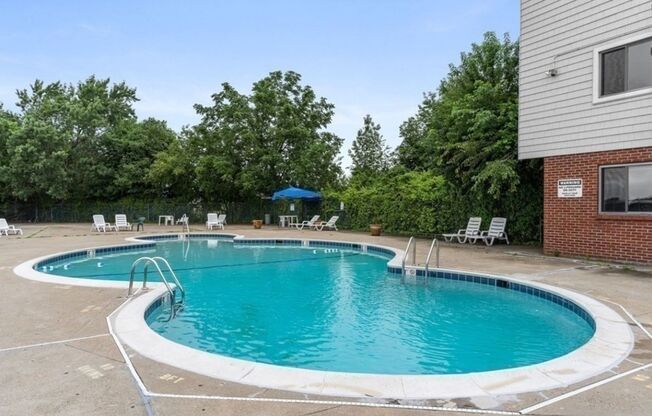 Luxury 2 bed condo includes Heat, hot water, parking, pool, tennis court and picnic ground.
