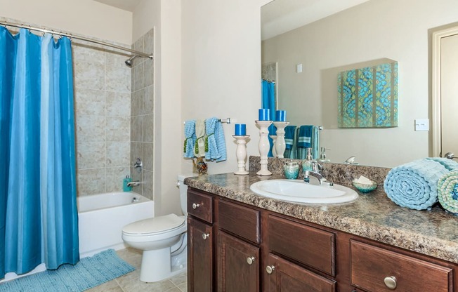 Bathroom at Riversong Apartments in Bradenton, FL