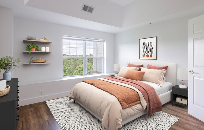 Bedroom with Hard Surface Flooring