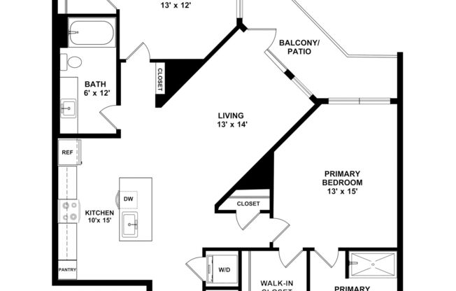 2 beds, 2 baths, 1,137 sqft, $2,015