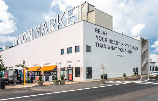 Grab a bite to eat at Union Market; less than a mile away.