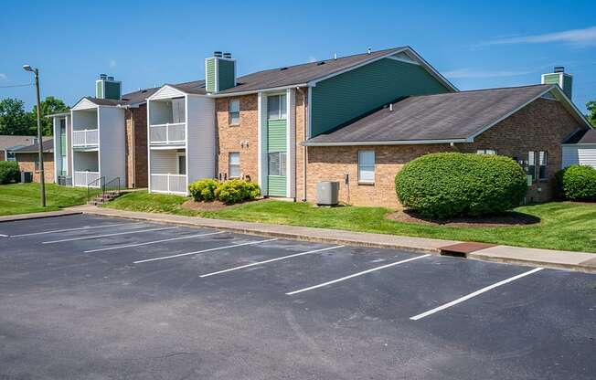 Parking Spaces in Front of Rivergate Meadows Apartment Building