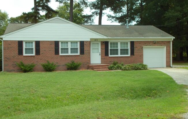 103 Sue Court, Yorktown, (Seaford) Va. Three bedrooms home with 2 full baths.