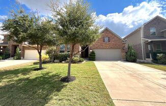 Spacious Single Story Larger 4 Bedroom 3 Bathroom Home with den/office for Rent in desired Crystal Fall Leander TX!