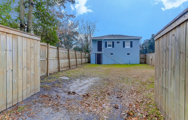 Fenced in yard with private gate entrance!