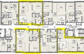 1 bed, 1 bath, 633 sqft, $3,550, Unit 211