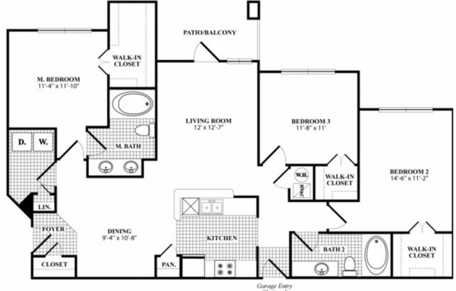 3 beds, 2 baths, 1,415 sqft, $2,110