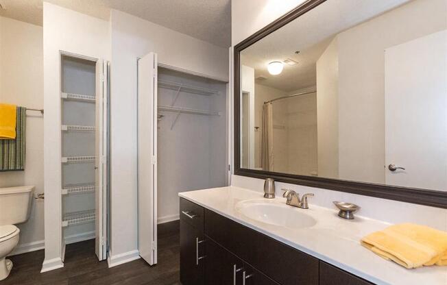 large bathroom at Northlake Apartments in Charlotte NC