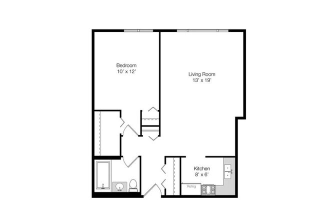 1 bed, 1 bath, 700 sqft, $1,675, Unit 311