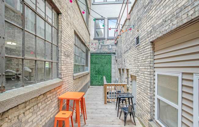 lofts outdoor patio