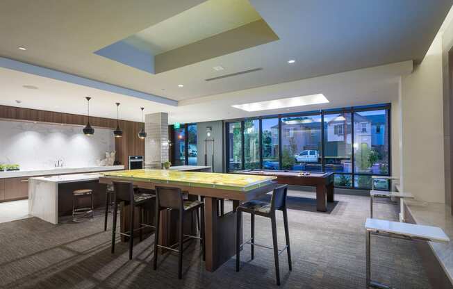 Billiards Table at Cannery Park by Windsor, San Jose, CA