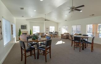 a dining room table