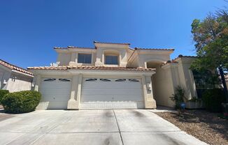 Great 5 Bedrooms 3.5 bath 3 car garage in Summerlin!