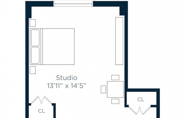 Studio, 1 bath, $3,063, Unit 3-B