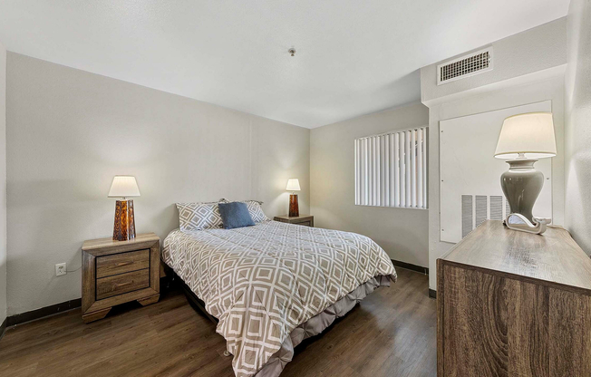 Experience the comfort and warmth of this beautifully designed bedroom getaway.