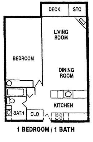 1 bed, 1 bath, 612 sqft, $1,685