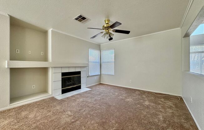 New Paint and Carpet! 4 Bedroom 3 Bath house For Rent!