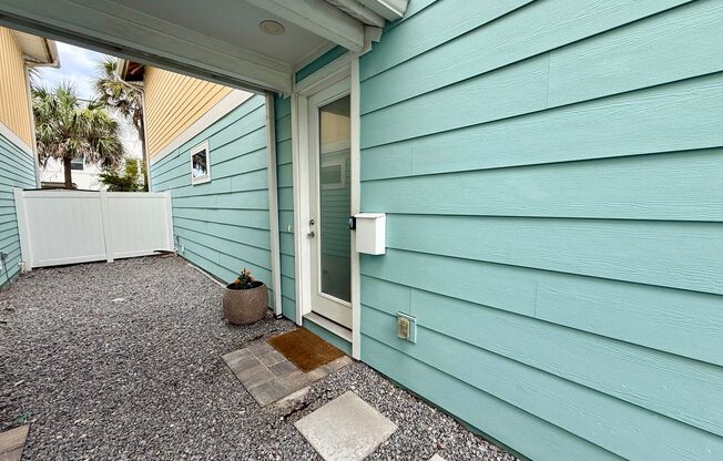 4 Bed 3 Bath Fully Furnished Modern Home with 2 Car Garage just 2 Blocks from the Beach! Pet Friendly with Fenced in Backyard, Second Floor Balcony & Fully Equipped Kitchen!