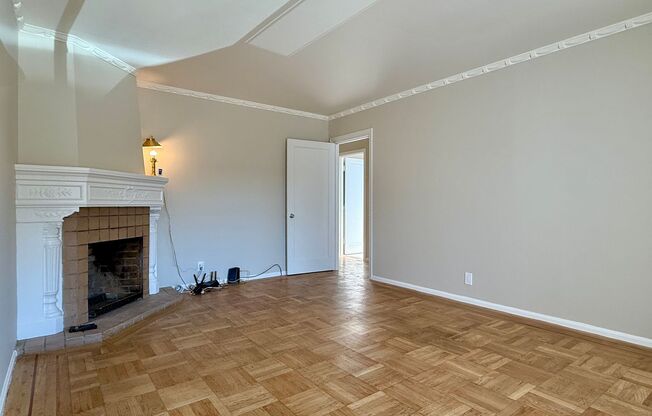 Two bedroom home for rent with large private yard and oversized attached garage!