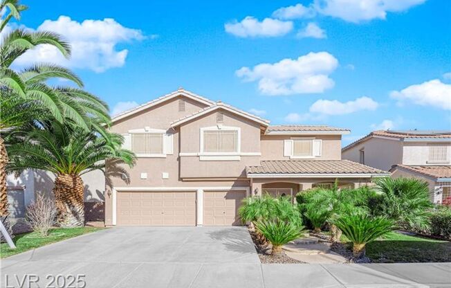 Elegant and Spacious 5Bed/3Bath home nestled in one of Henderson’s most desirable communities.