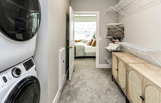 In-Unit Wash & Dryers at Westline at Flanagan Lake in Omaha, NE