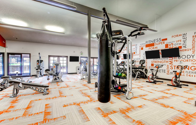 State of the Art Fitness Center at 3300 Tamarac Apartments