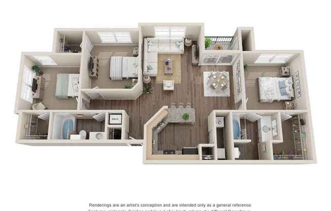 3 beds, 2 baths, 1,212 sqft, $1,791