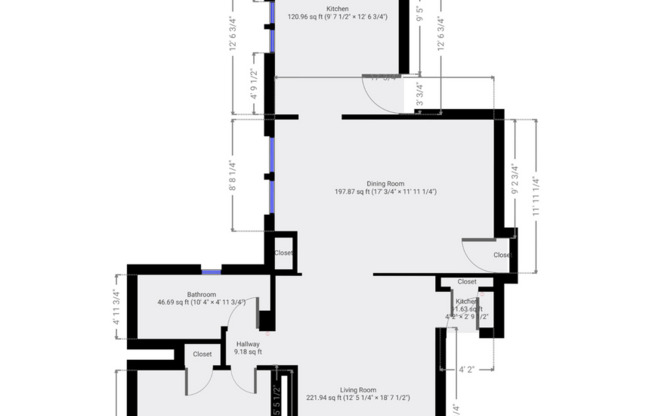 1 bed, 1 bath, 1,000 sqft, $1,800, Unit 11-303