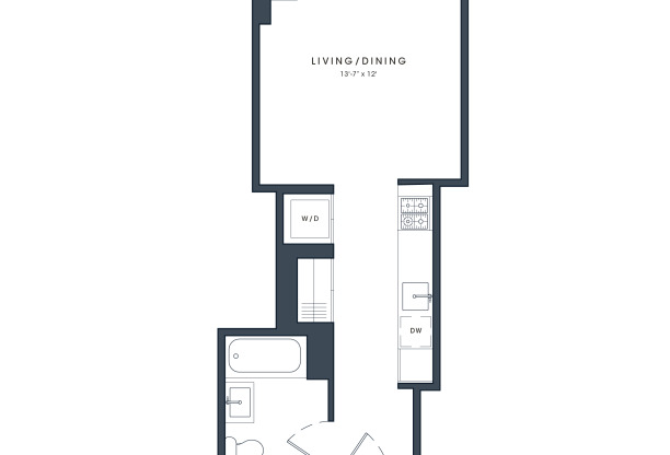 Studio, 1 bath, $3,845, Unit 2103