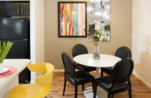 Dining Room and Kitchen View at Talavera at the Junction Apartments & Townhomes, Midvale, UT