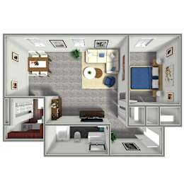 1 bed, 1 bath, 615 sqft, $1,009