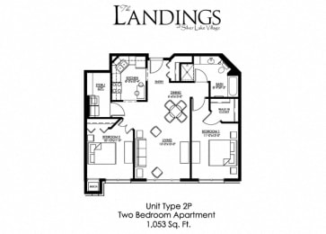 2 beds, 1 bath, 1,053 sqft, $2,113