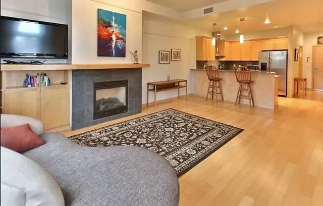 Spacious Beaumont Village Condo with Covered Balcony, W/D, Gas Fireplace