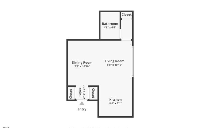 Studio, 1 bath, 370 sqft, $1,295, Unit 3160-408