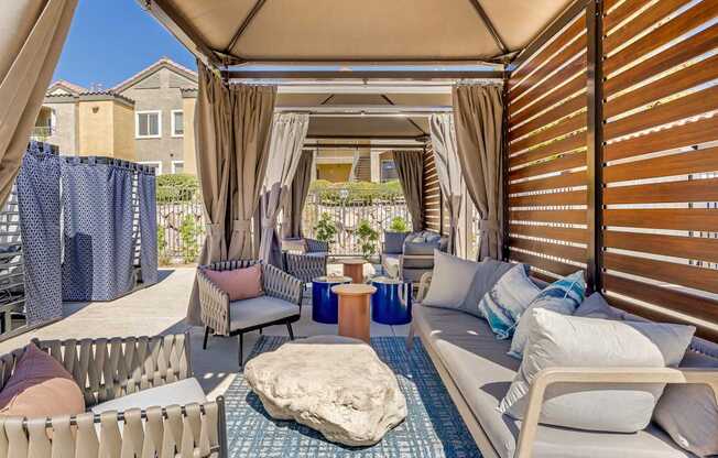 For those seeking shade and comfort, our luxurious cabanas provide a private oasis to unwind with friends or family.