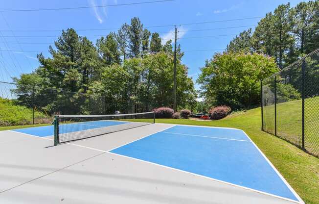 Synthetic Tennis Court at Rosemont Vinings Ridge, Georgia