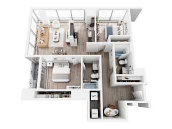 2 beds, 2 baths, $3,411