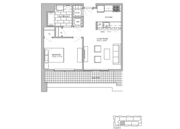 1 bed, 1 bath, $3,015