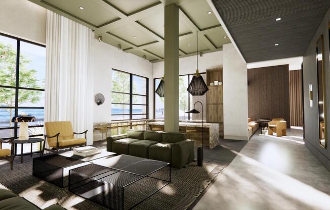 Lifestyle-forward amenities invite daily use, with plush seating and uninterrupted views of Revere Beach.