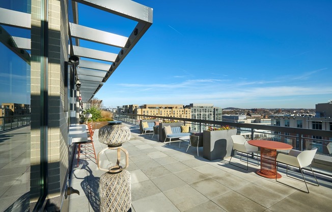 Enjoy the Roof Deck Space With Access to the Club Room