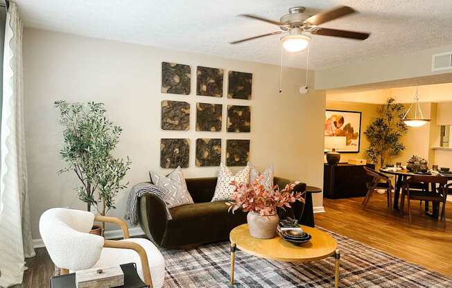Spacious Living Room at Apartments for Rent Smyrna GA